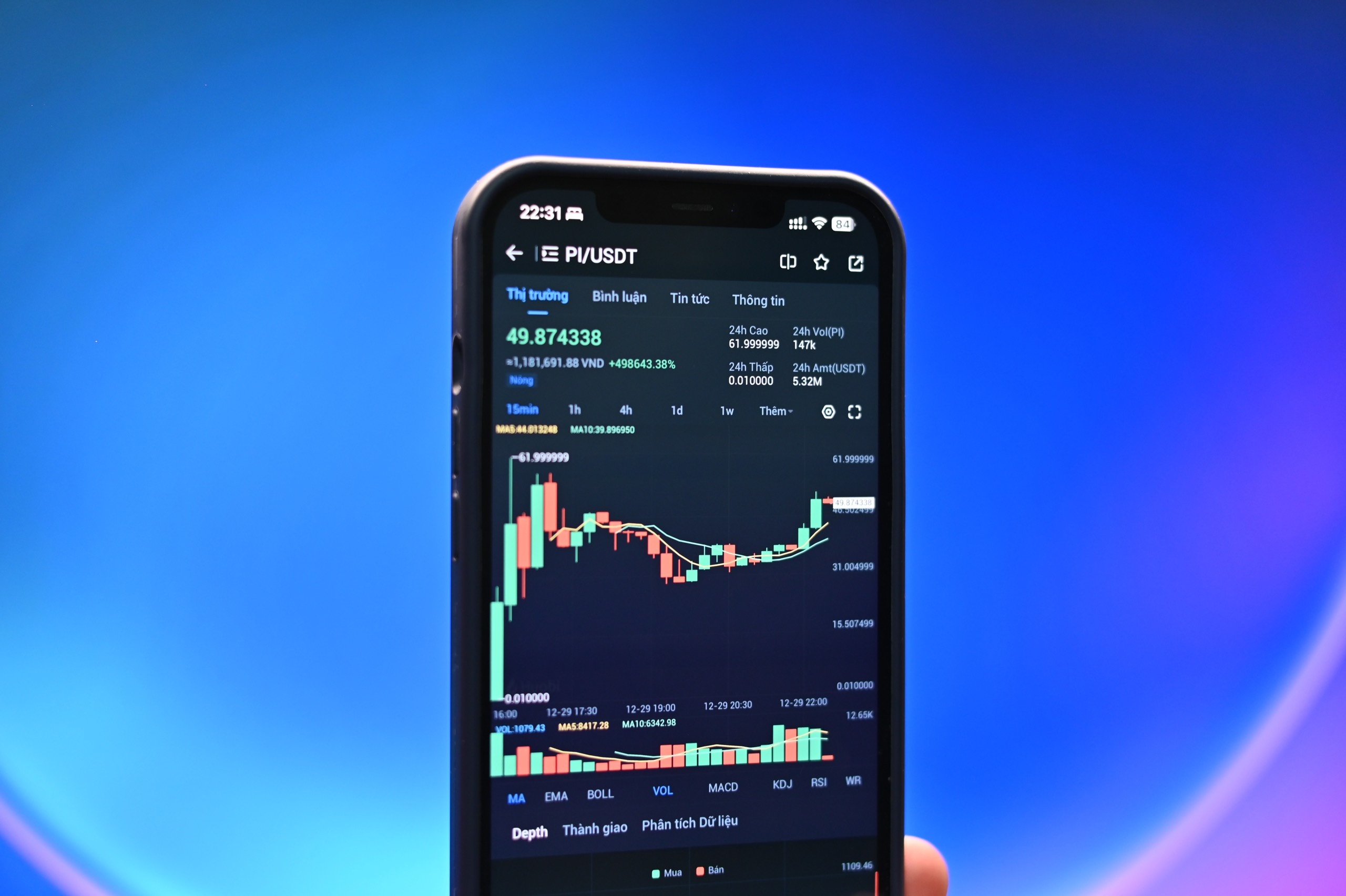 Ao tuong gia Pi Network khi duoc niem yet tren san tien so hinh anh