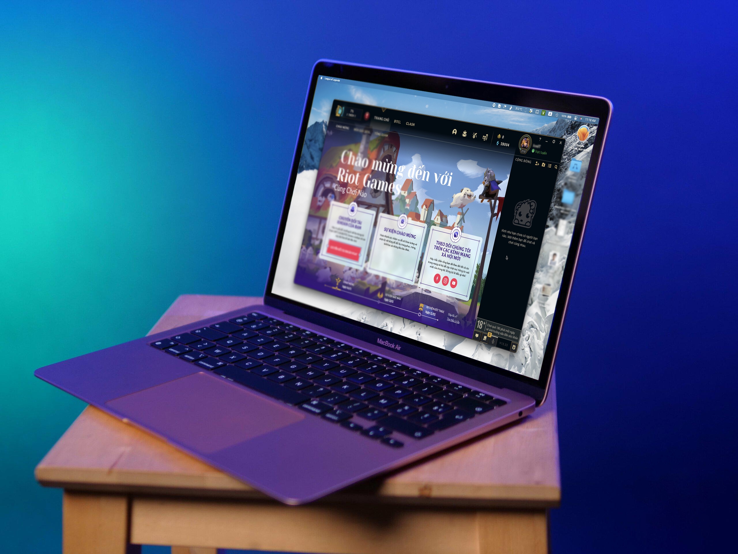 Game thu Viet da choi duoc Lien Minh Huyen Thoai tren MacBook hinh anh