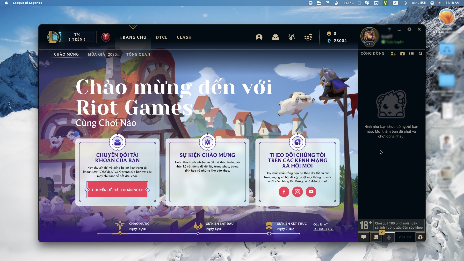 Lol tren MacBook anh 2