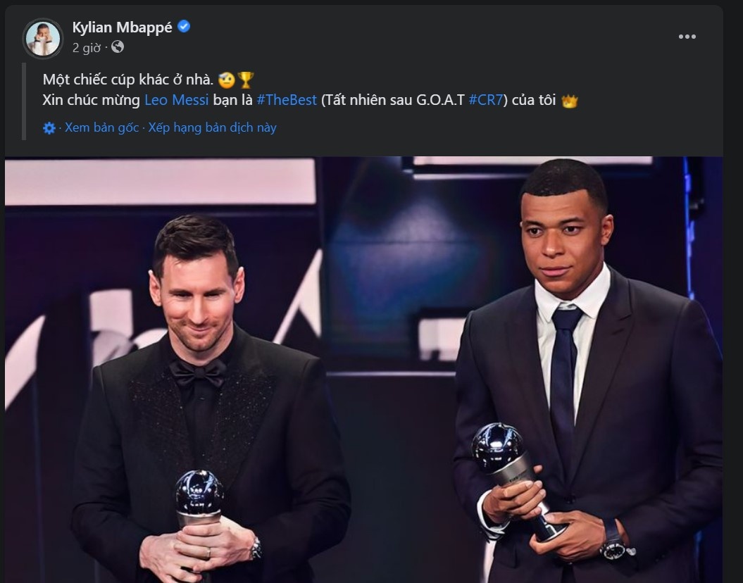 trang gia mao Mbappe anh 1