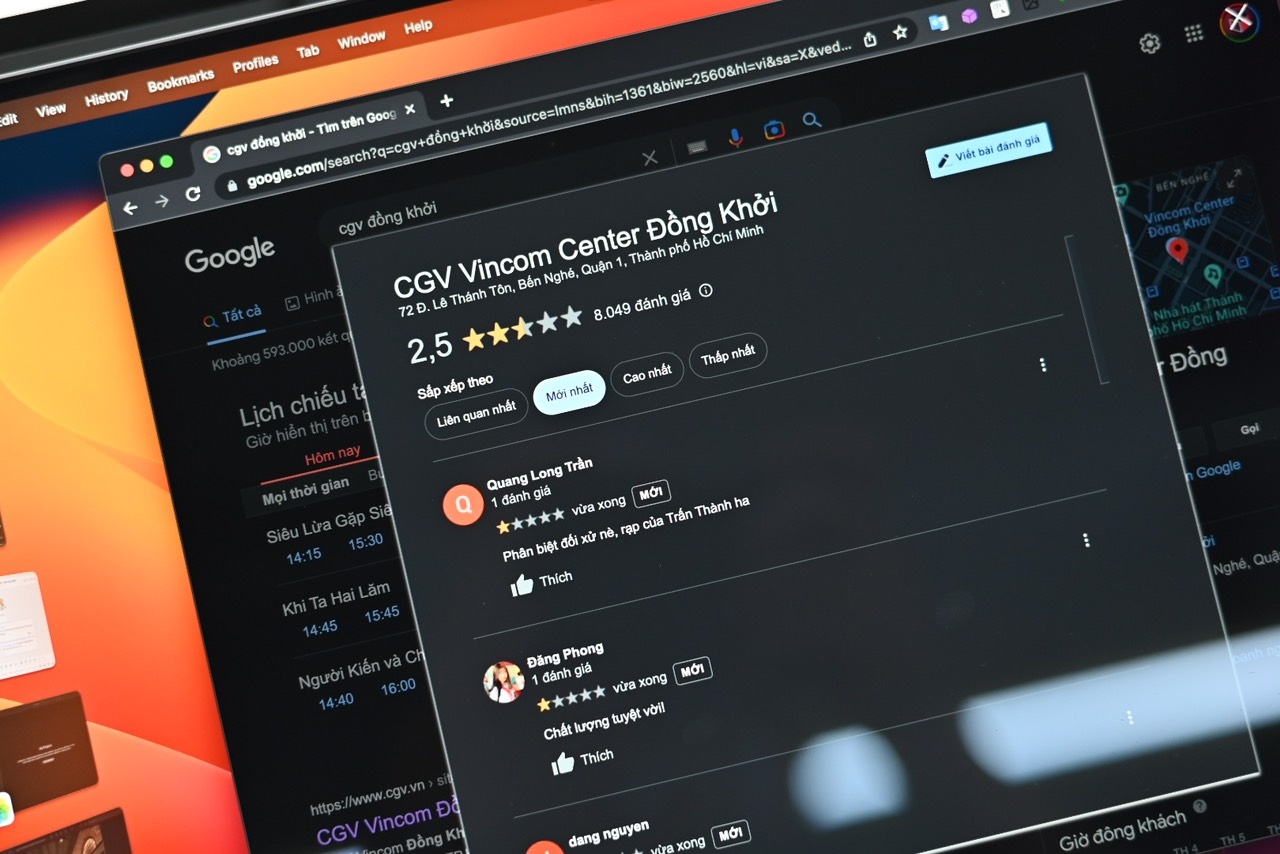 CGV Dong Khoi nhan bao 1 sao sau vu Tran Thanh bao rap hinh anh