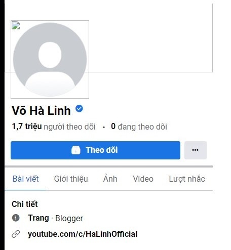 Facebook Vo ha linh anh 1