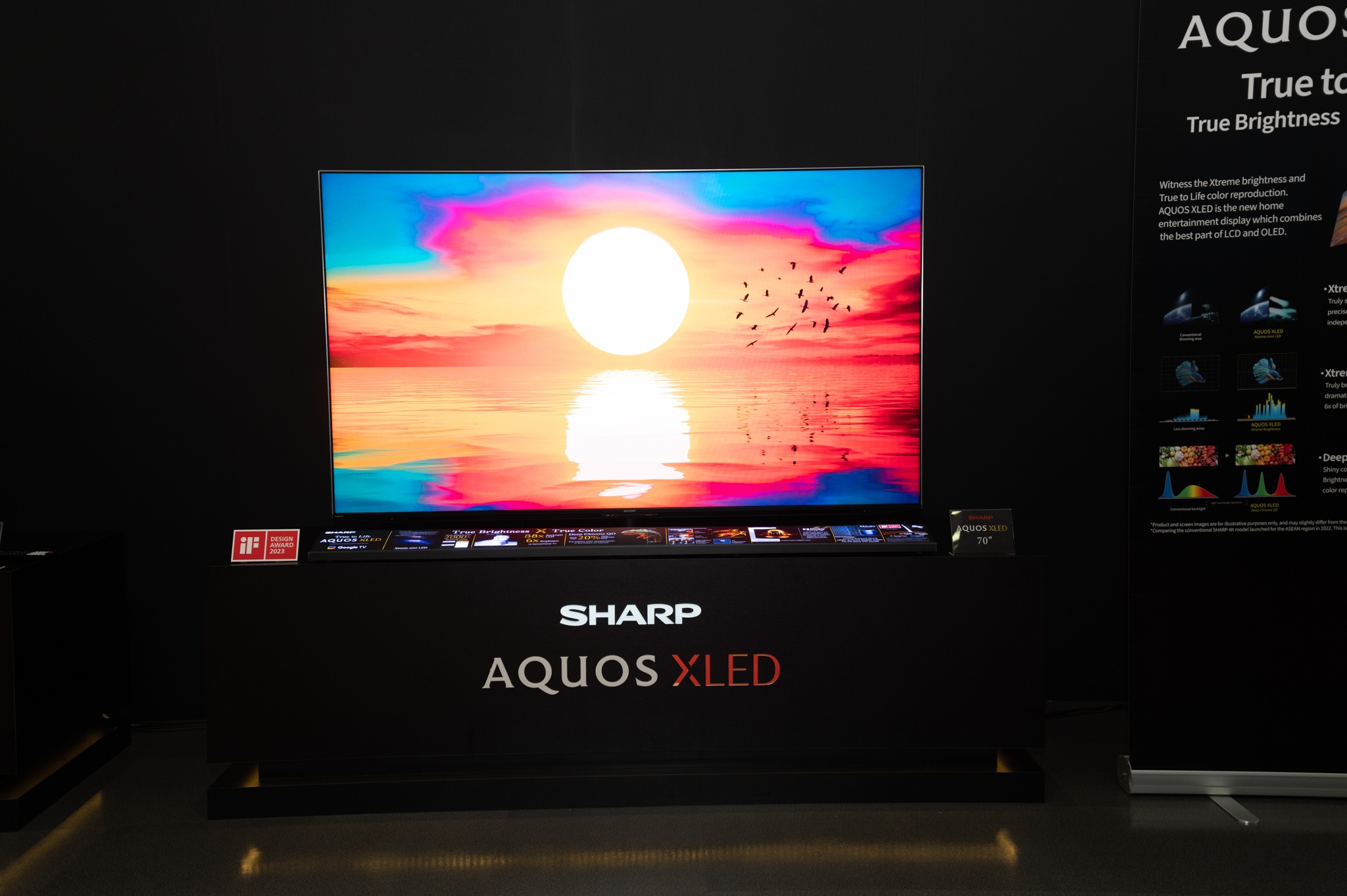 Sharp tham gia vao cuoc dua TV Mini LED hinh anh