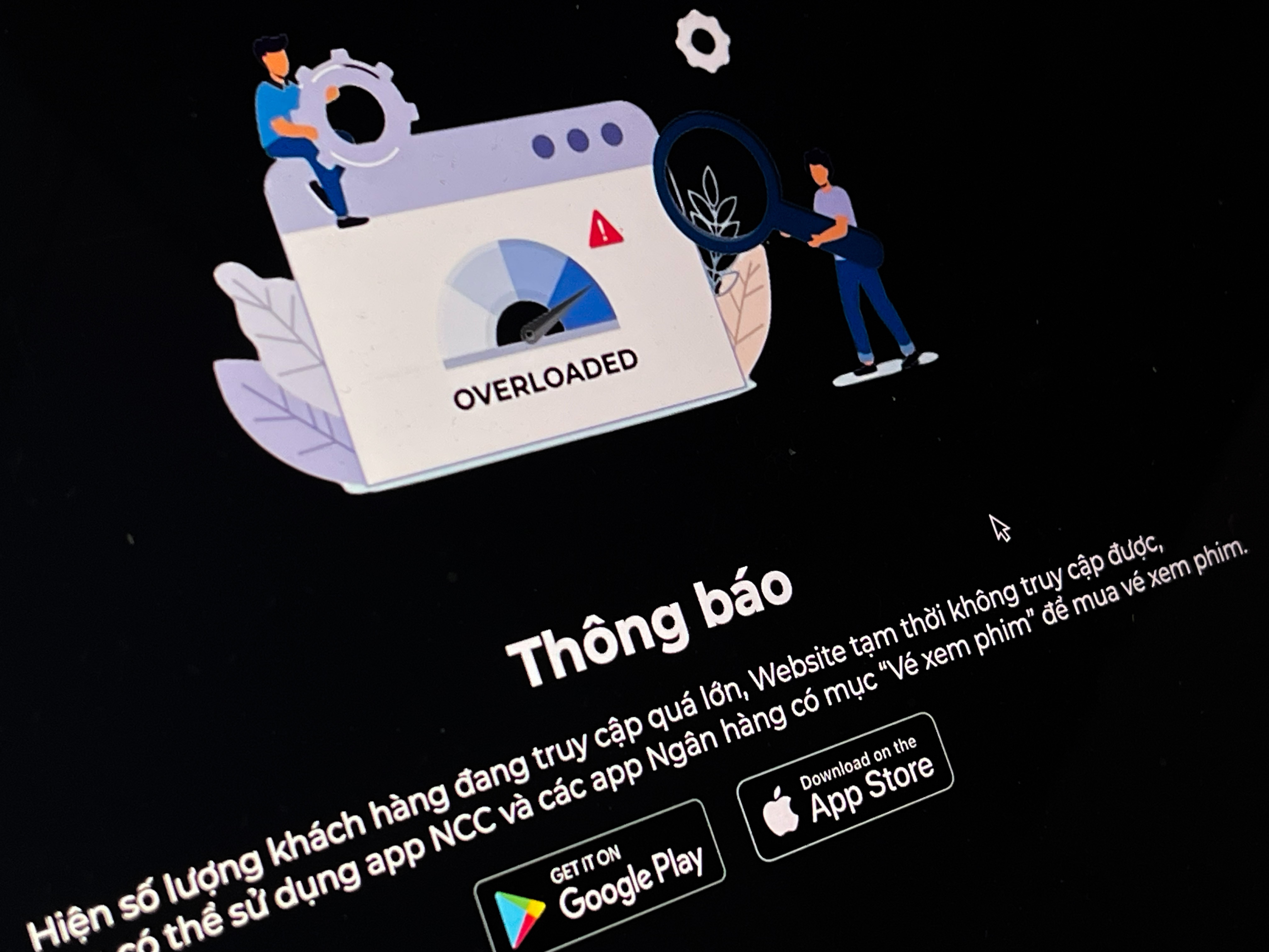 Vi sao website cua Trung tam Chieu phim Quoc gia khong the truy cap? hinh anh