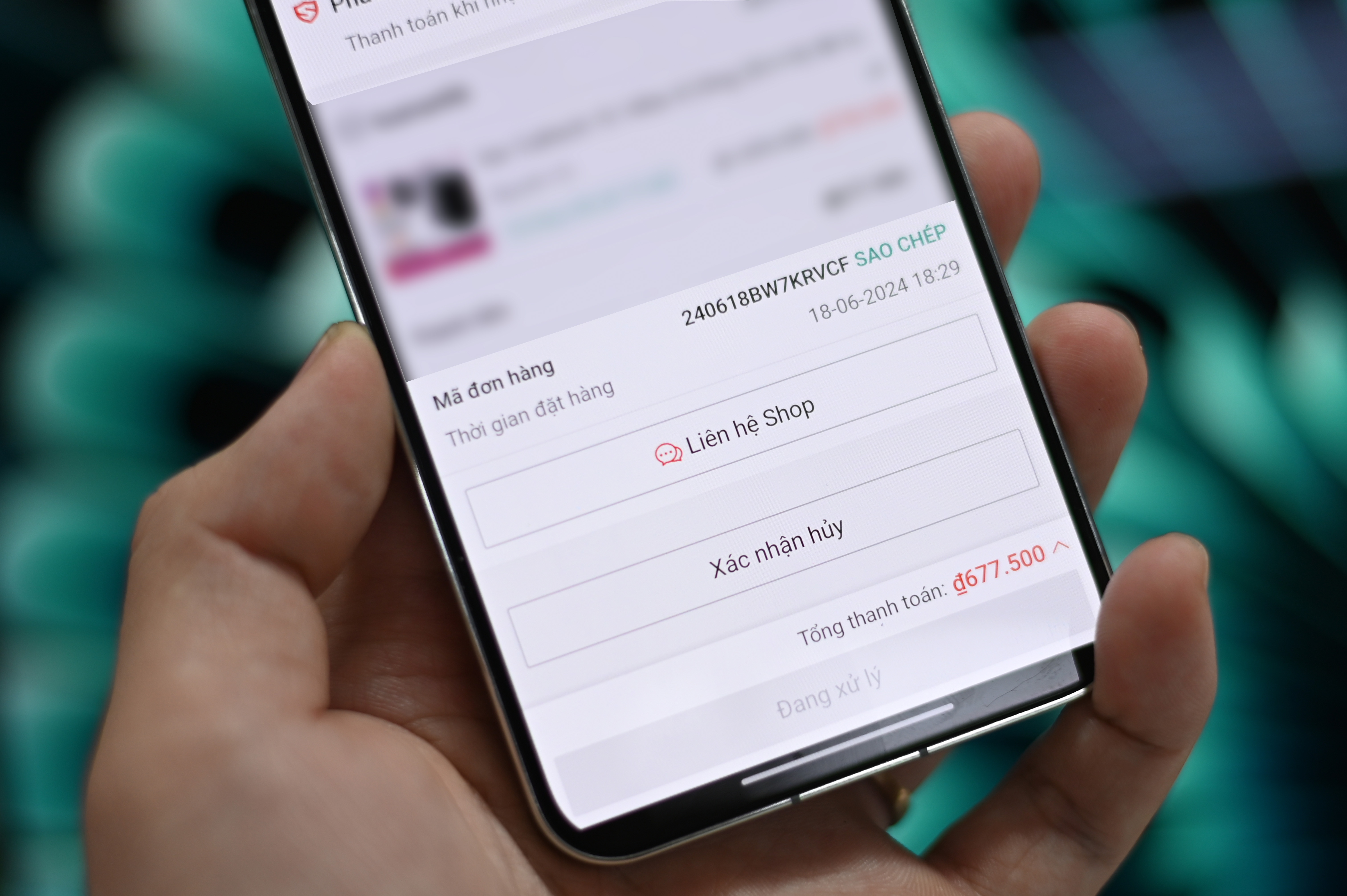 Shopee cho nguoi mua huy don khi hang dang duoc van chuyen hinh anh