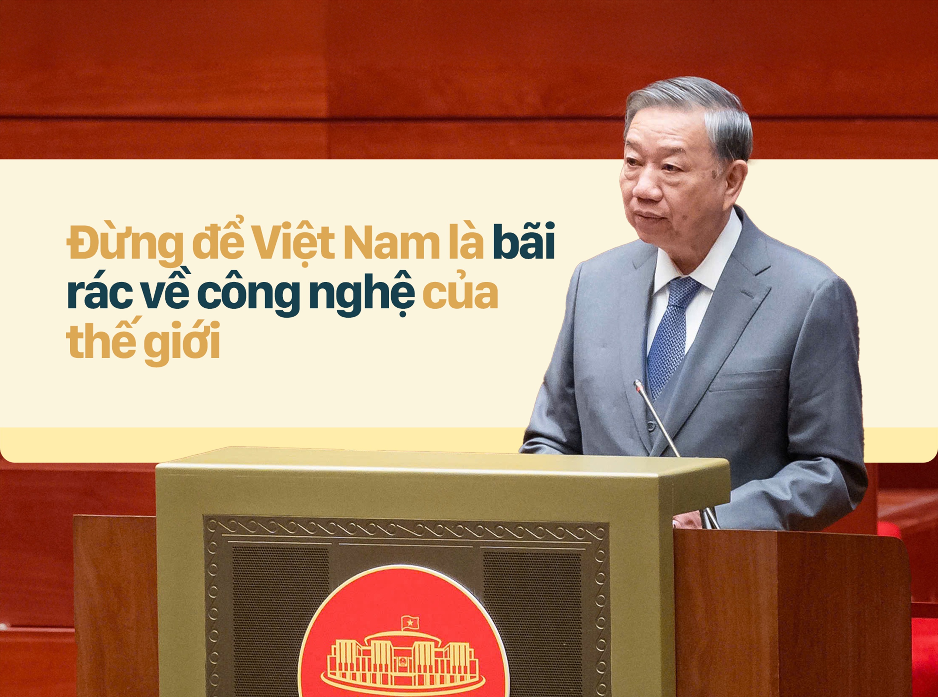 Phat ngon cua Tong Bi thu ve khoa hoc - cong nghe Viet Nam hinh anh