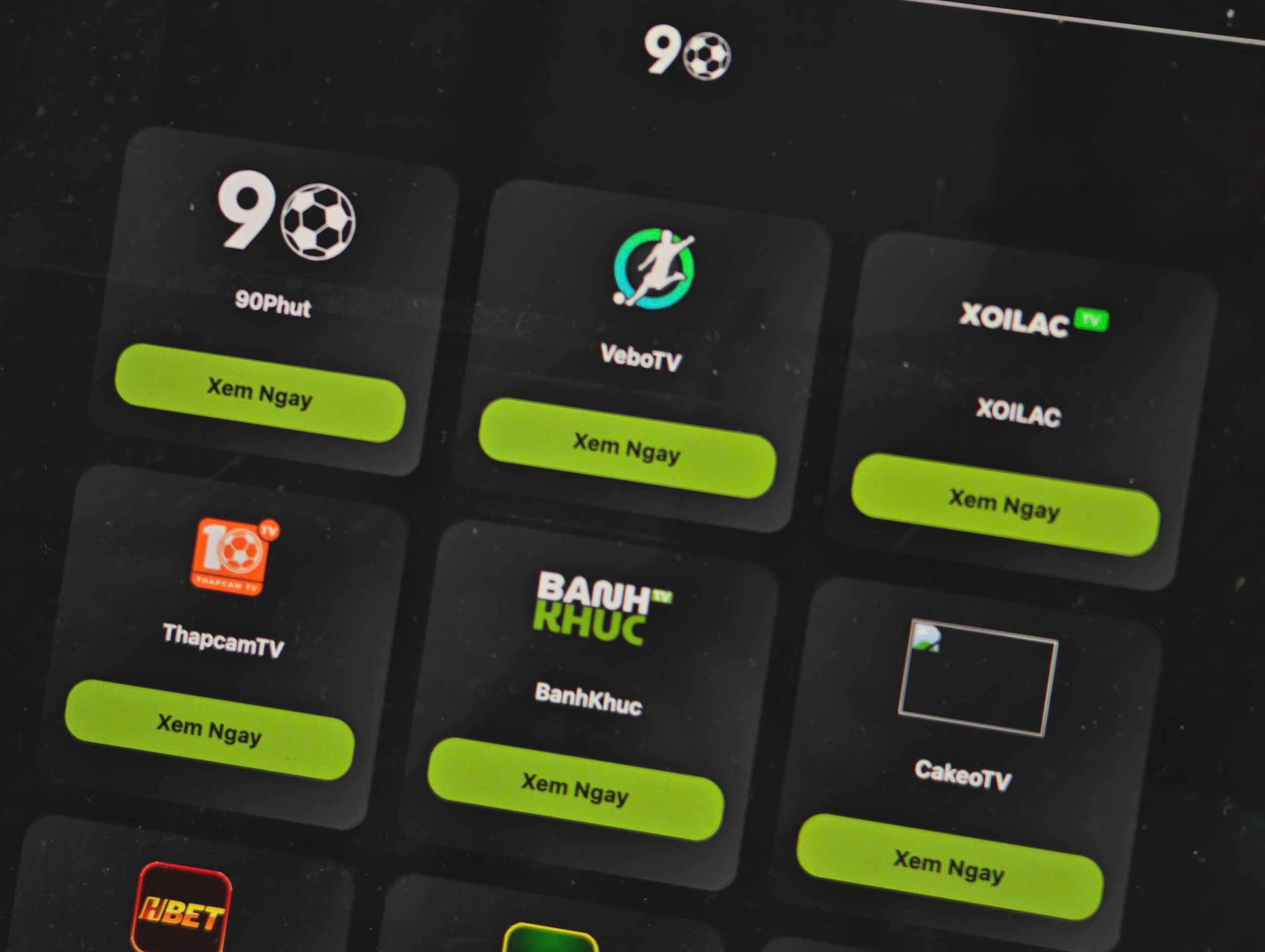 He thong web lau xoilac, vebo, thapcam 'dong bang' hinh anh