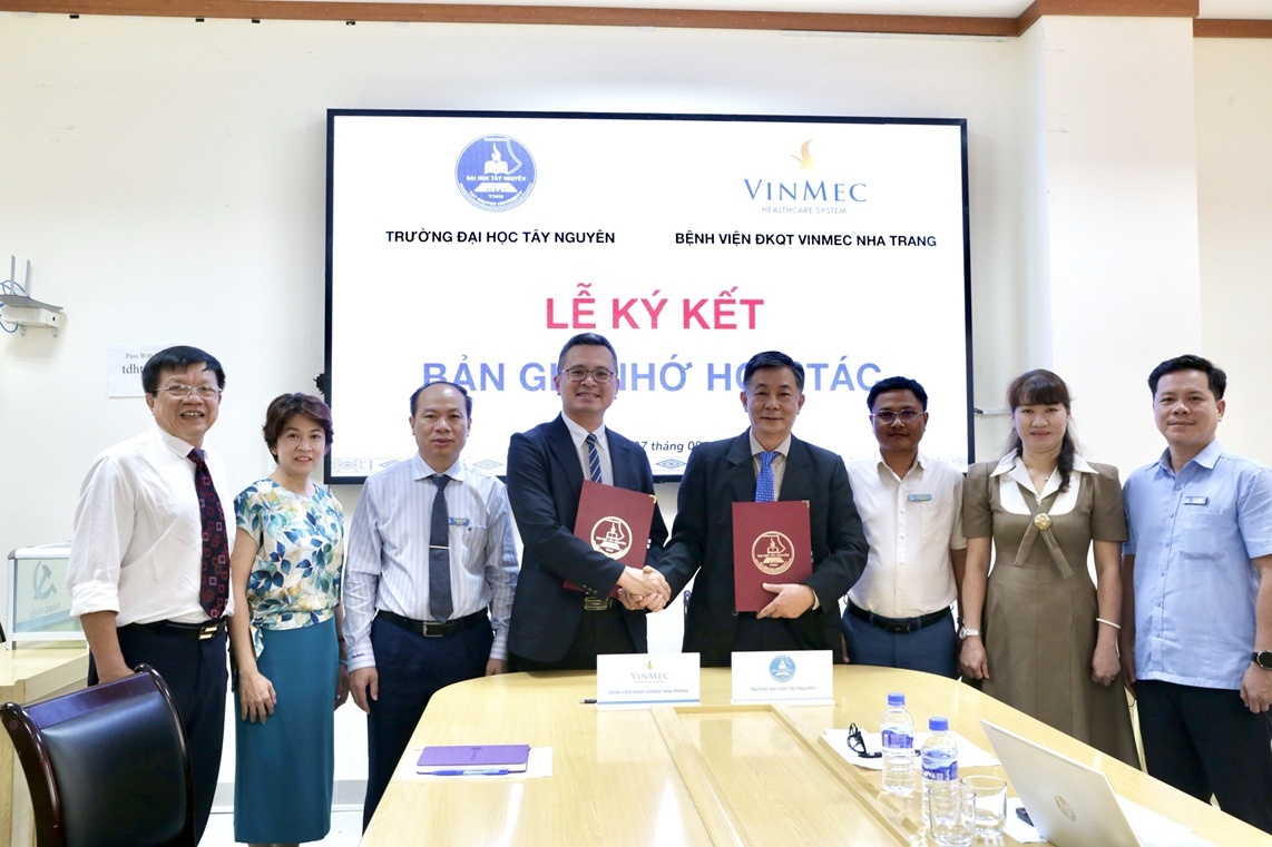 Vinmec,  Vinmec Nha Trang,  Dai hoc Tay Nguyen anh 1