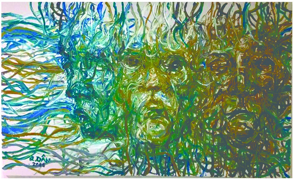 trien lam tranh lap the cua hoa si Nguyen Quoc Dan anh 2