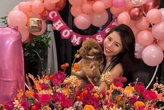 Tranh cai chuyen co gai chi 50 trieu dong to chuc sinh nhat cho hinh anh