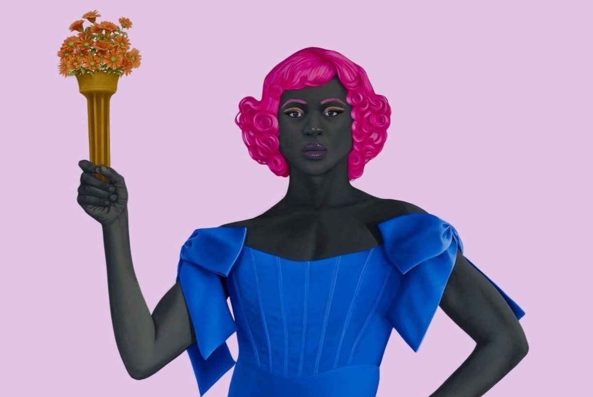 Buc tranh Nu than Tu do da mau chuyen gioi cham ngoi tranh cai hinh anh