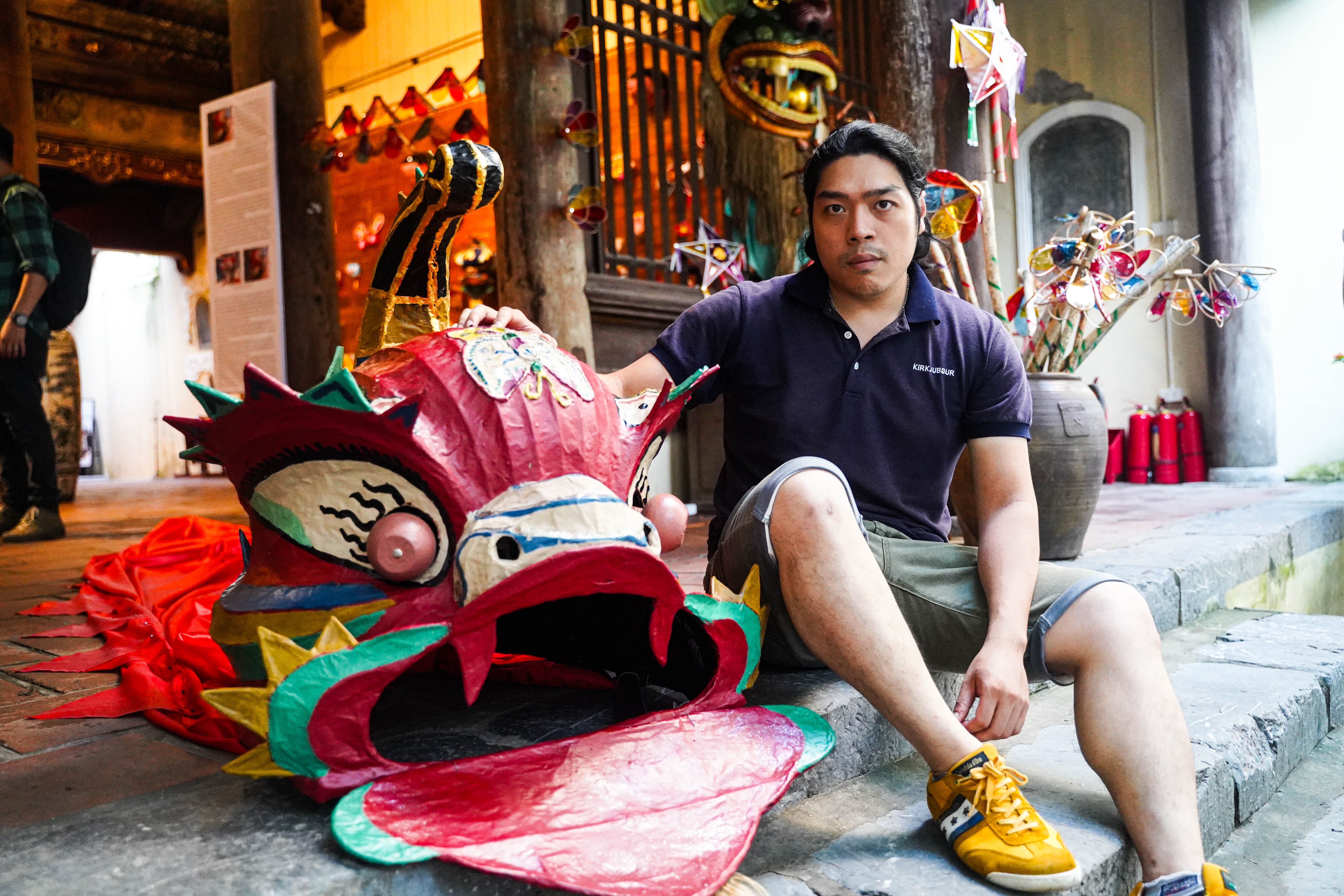 Ky uc Trung thu dan gian song lai giua pho co Ha Noi hinh anh