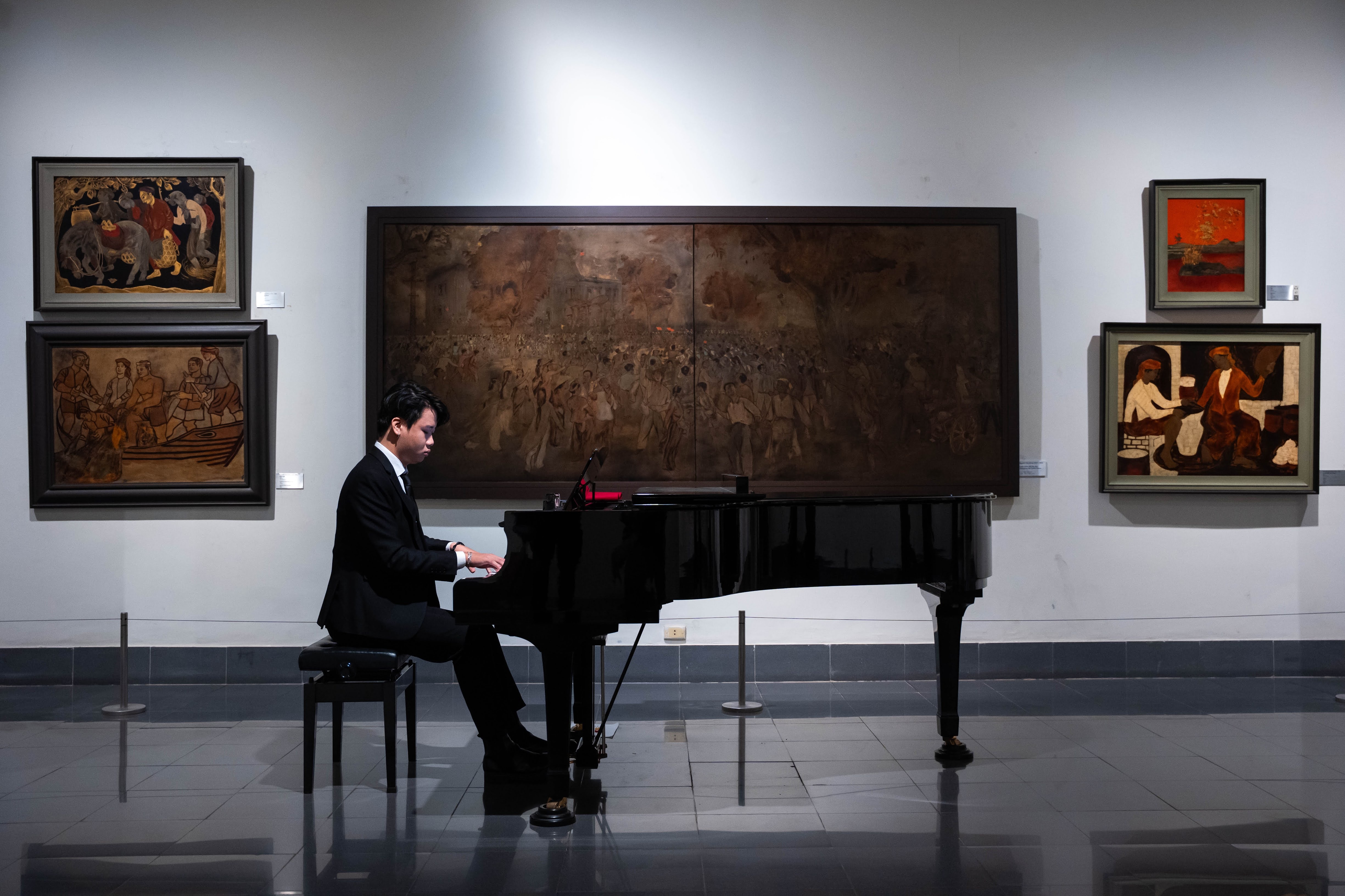 Dem Bao tang,  Bao tang My thuat,  nghe thuat Ha Noi,  dem Ha Noi,  trai nghiem bao tang,  khong gian nghe thuat anh 6