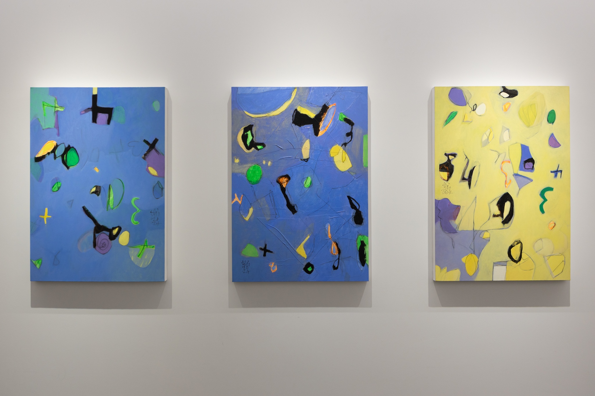 Tran Van Thao,  trien lam trang non,  hoi hoa truu tuong,  nghe thuat Sai Gon,  tranh Tran Van Thao,  Galerie Quynh anh 1