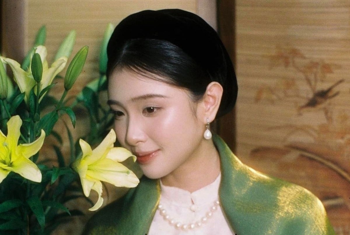 'Lam moi' ngoc trai cho ao dai dip Tet hinh anh