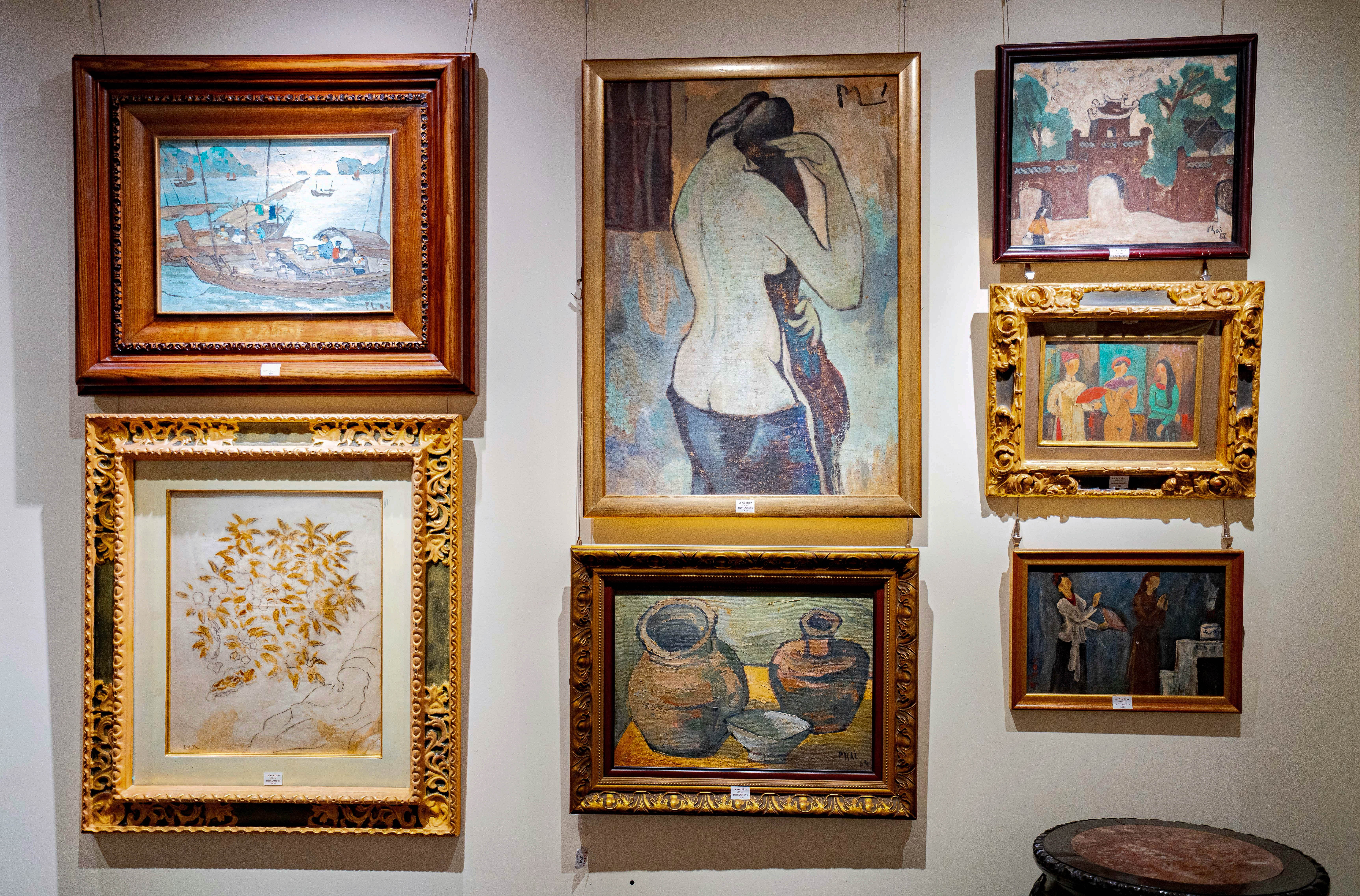 300 tac pham,  trien lam,  my thuat Viet Nam,  100 nam,  tranh nghi tam anh 13