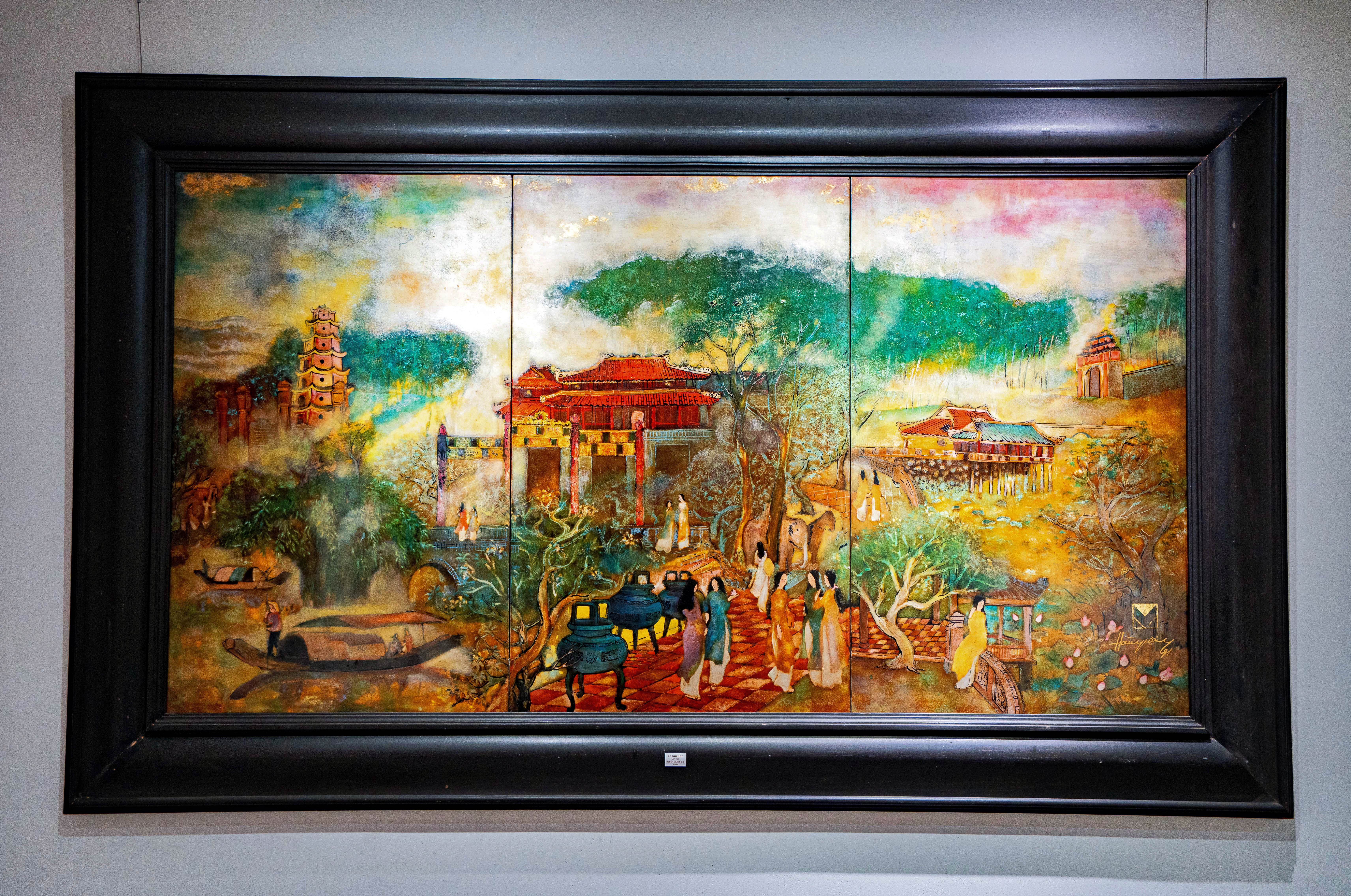 300 tac pham,  trien lam,  my thuat Viet Nam,  100 nam,  tranh nghi tam anh 14