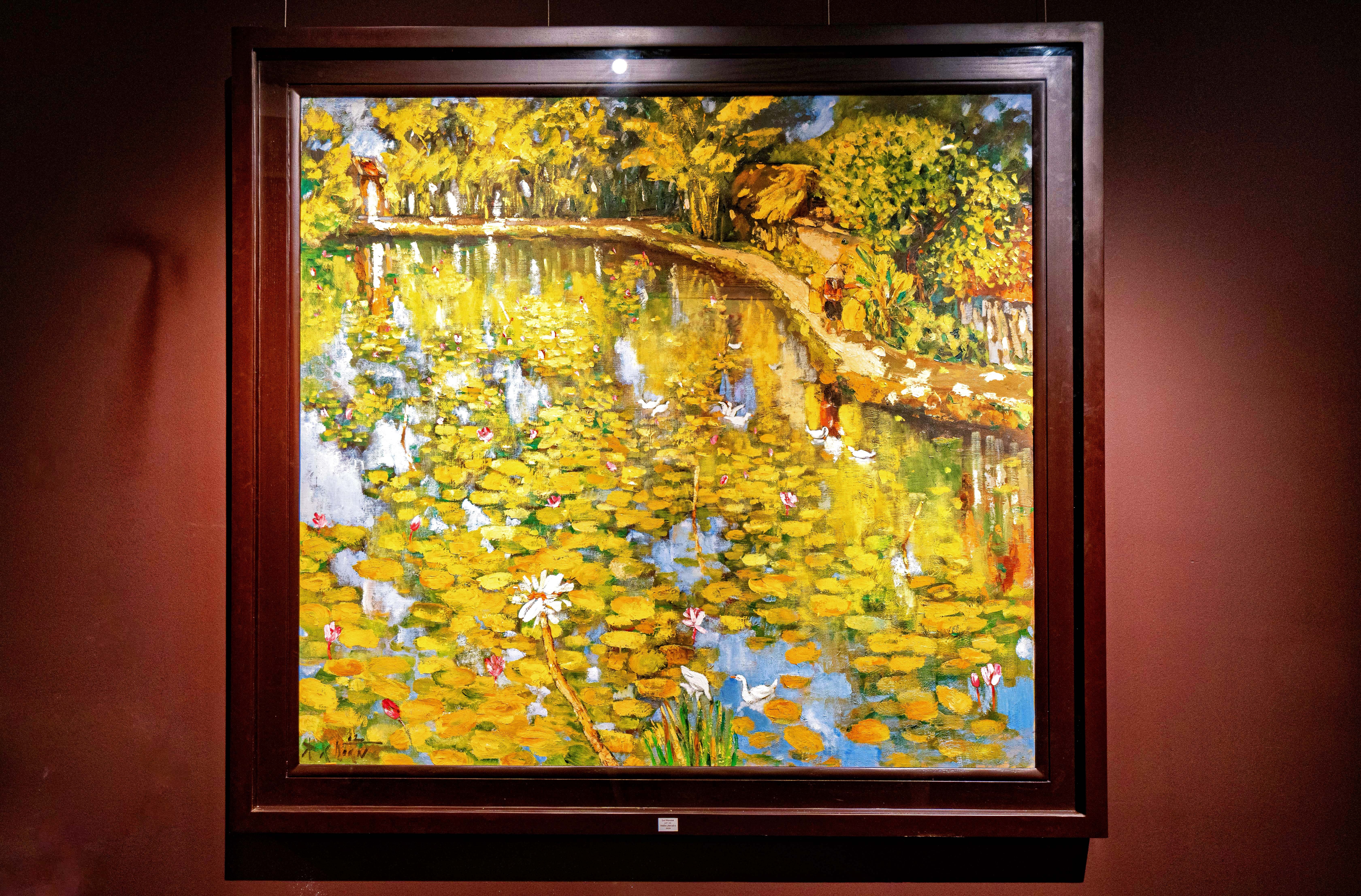 300 tac pham,  trien lam,  my thuat Viet Nam,  100 nam,  tranh nghi tam anh 8