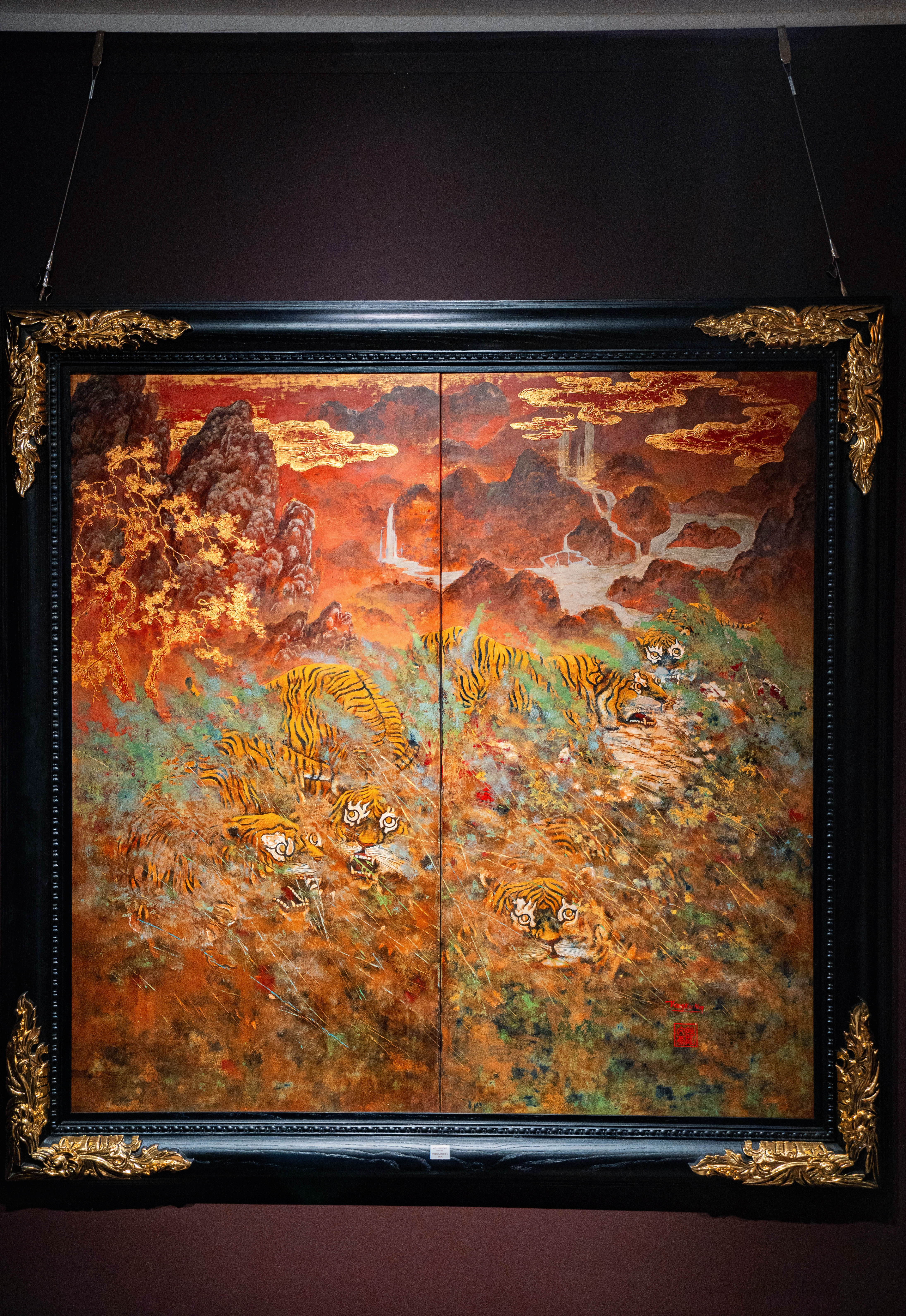 300 tac pham,  trien lam,  my thuat Viet Nam,  100 nam,  tranh nghi tam anh 21