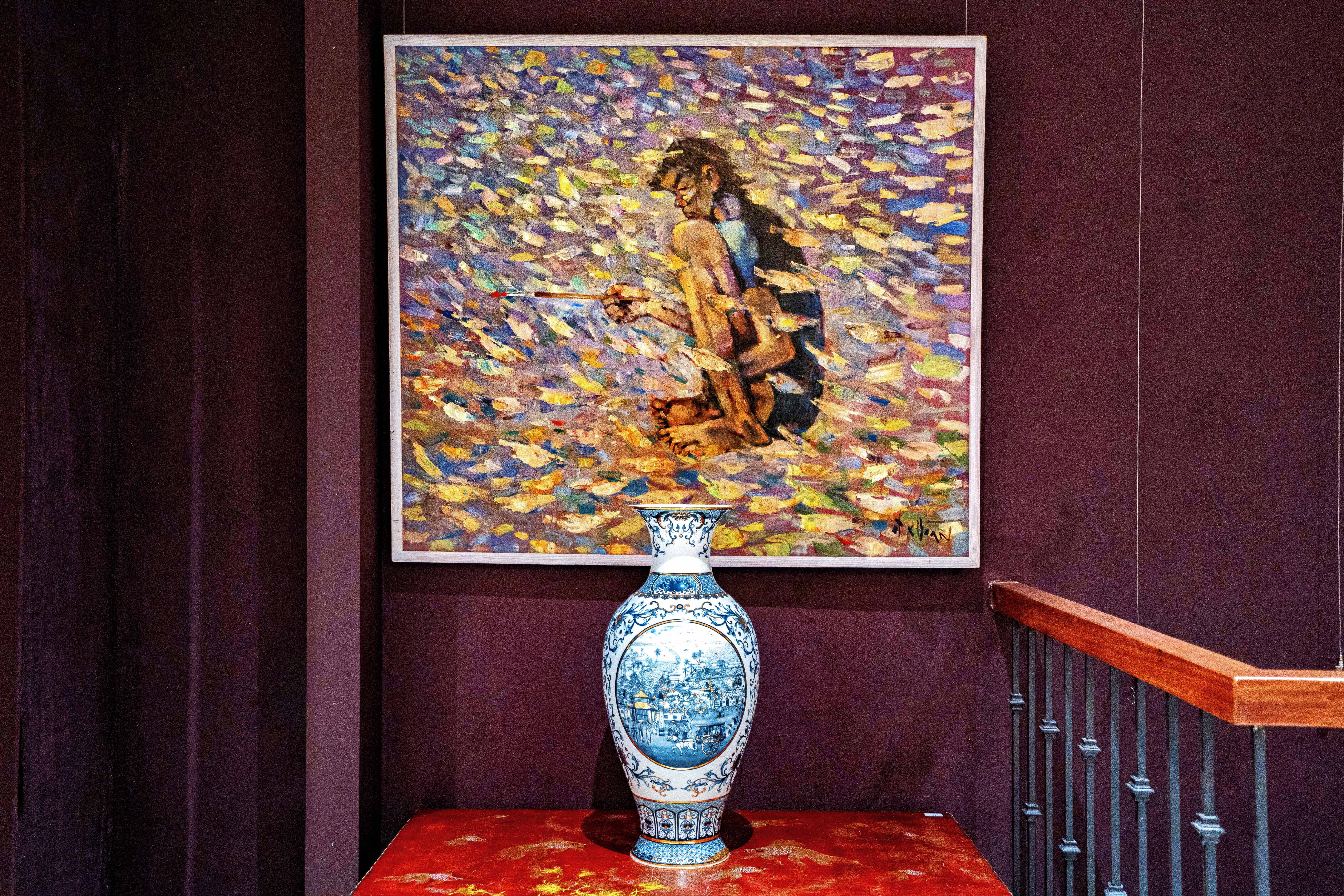 300 tac pham,  trien lam,  my thuat Viet Nam,  100 nam,  tranh nghi tam anh 4