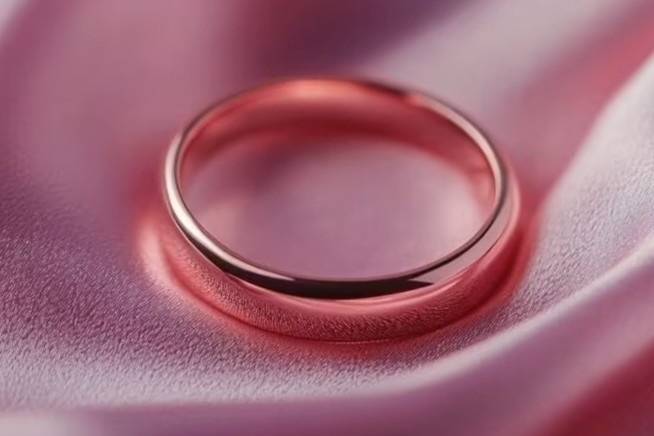 Vang hong khac gi vang 24K? hinh anh