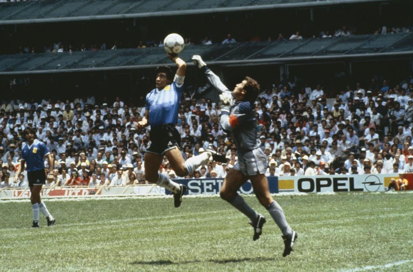 qua bong,  Maradona,  World Cup,  Ban tay cua Chua anh 2