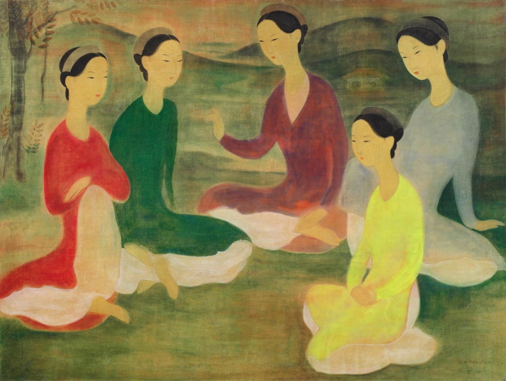 tranh lụa ảnh 1