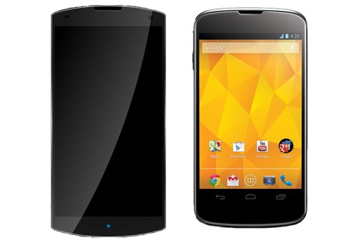 Lo video Google Nexus 5 cau hinh 'khung' chay Android 4.4 hinh anh