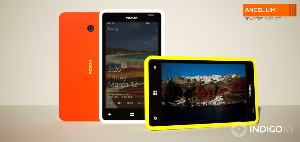 Ban thiet ke Nokia Lumia 420 gia re dep mat hinh anh