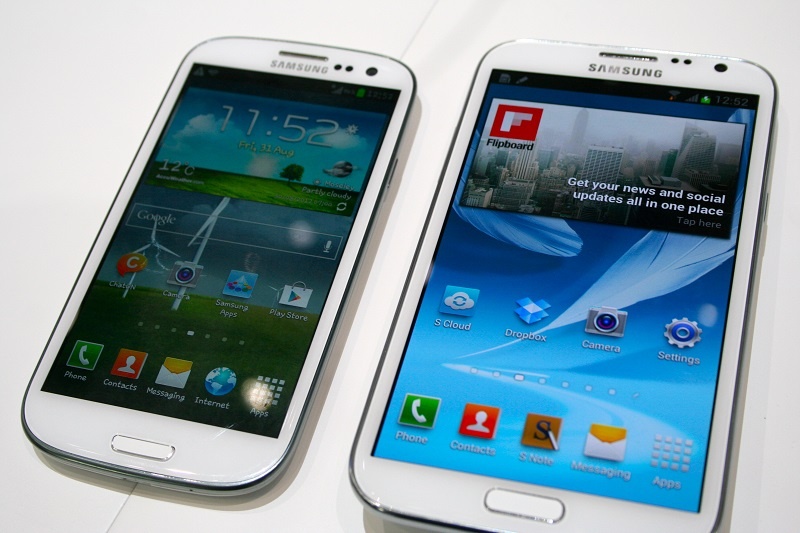 Galaxy Note II va S3 chinh hang ha xuong duoi 10 trieu dong hinh anh