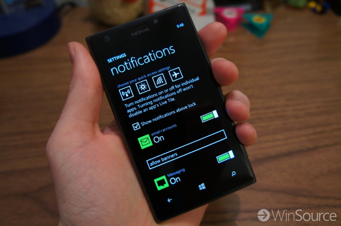 Ro ri Notification cua Windows Phone 8.1 hinh anh