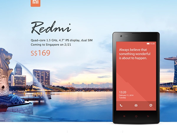 Xiaomi do bo thi truong Singapore voi smartphone 2,8 trieu hinh anh