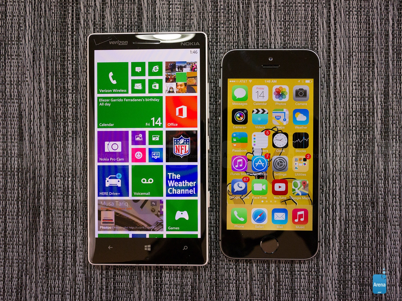 iPhone 5S va Nokia Lumia Icon so dang hinh anh