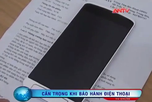 Video phan anh vu viec bao hanh di dong cua Oppo N1 hinh anh