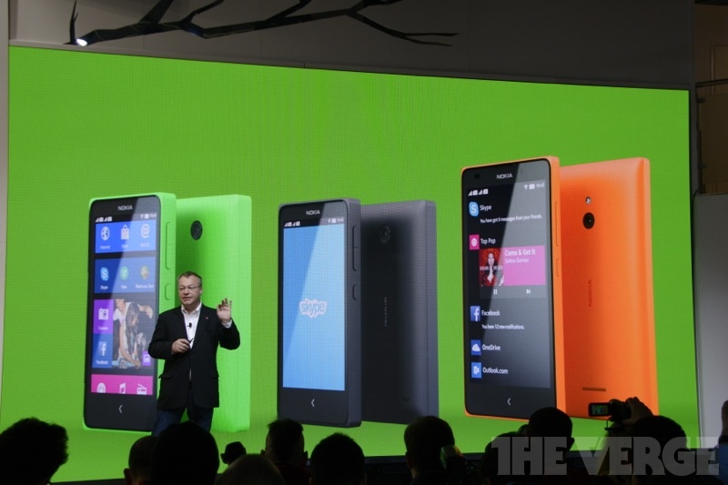 Nokia tai MWC 2014: Ba chiec Nokia X chay Android trinh lang hinh anh