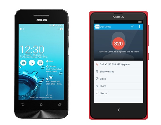 Hai Android gia re Nokia X va Asus Zenfone 4 so gang hinh anh