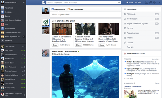 Hang trieu nguoi dung Facebook chuyen sang giao dien moi hinh anh