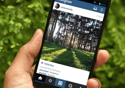 Instagram tren Android cap nhat giao dien phang hinh anh