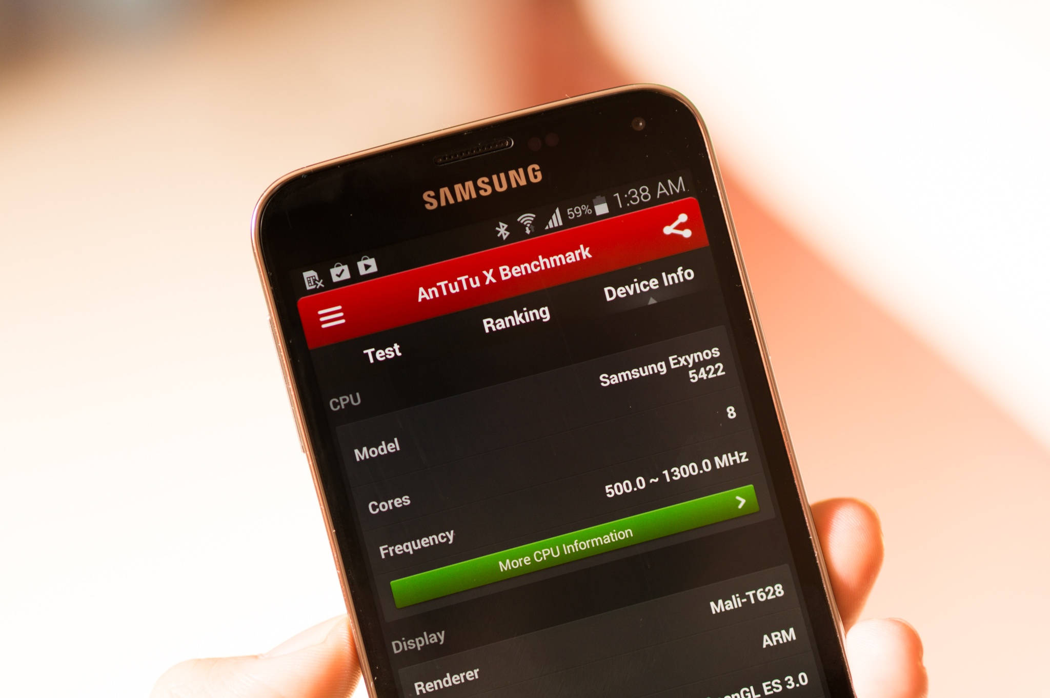 Samsung Galaxy S5 tai VN dung chip Exynos 8 nhan hinh anh