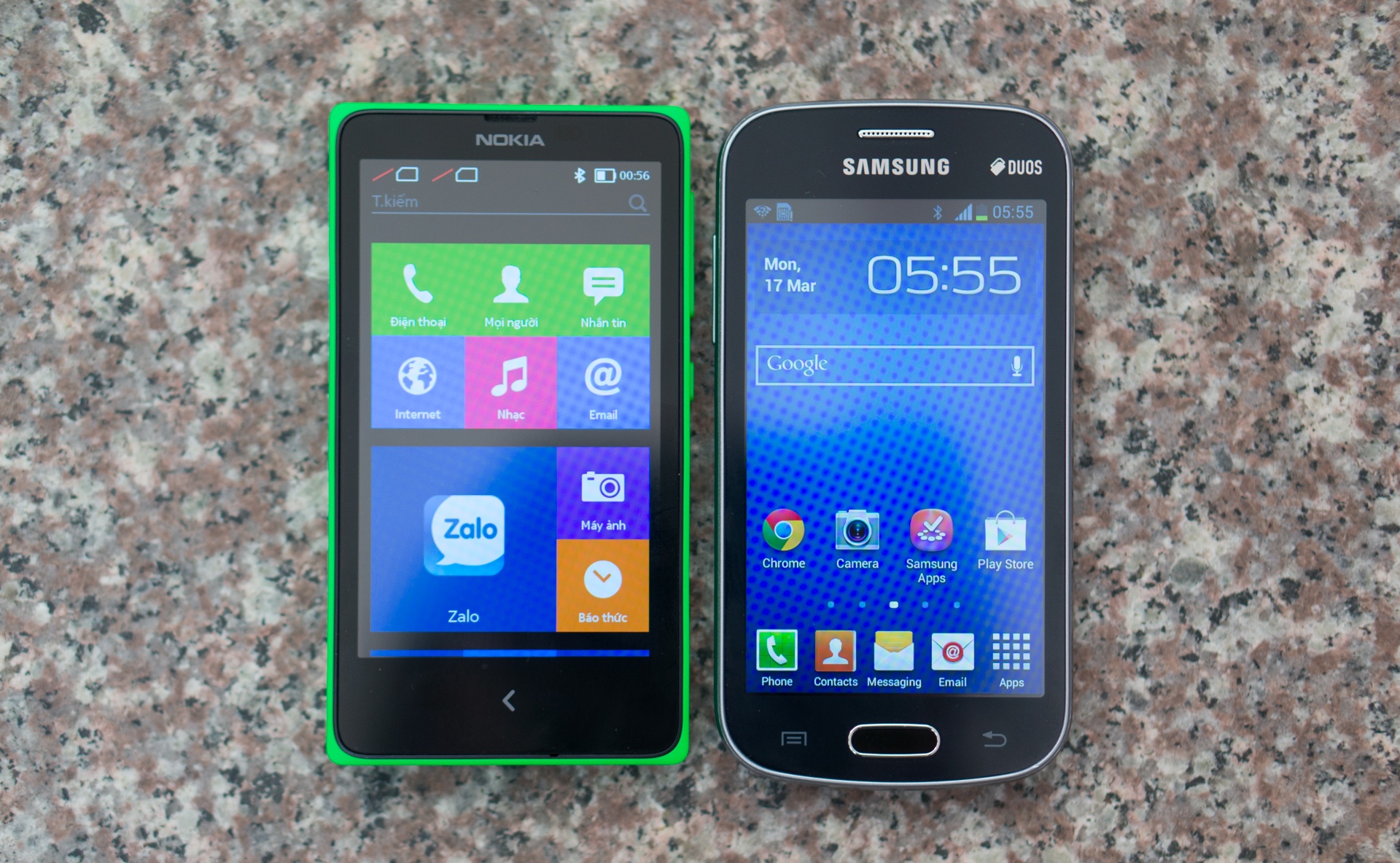 Nokia X do dang Samsung Galaxy Trend Lite hinh anh