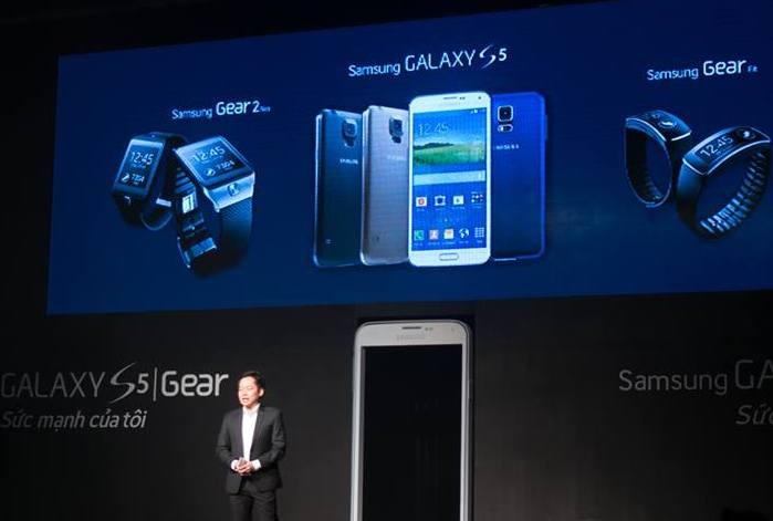 Samsung chinh thuc ra mat Galaxy S5 tai Viet Nam hinh anh
