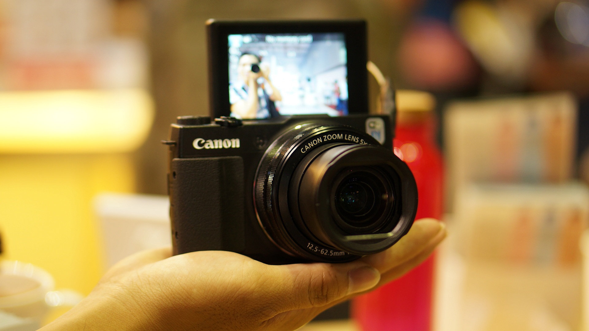 Anh chi tiet Canon G1X Mark II vua ra mat tai Viet Nam hinh anh