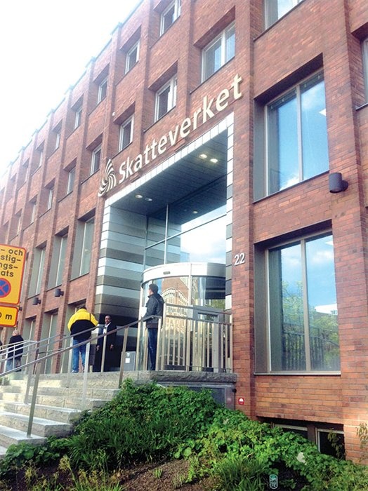 Trụ sở Cục Thuế Thụy Điển, cơ quan được người dân yêu quý. Ảnh: C.T