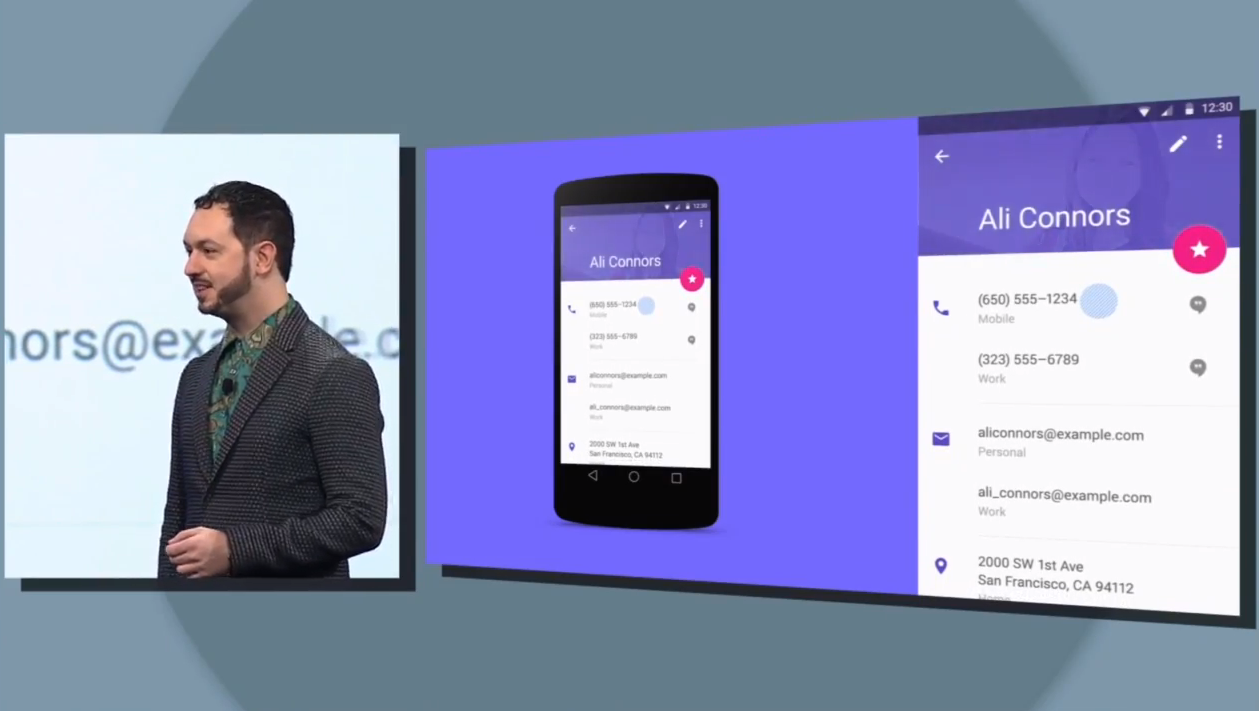 Video gioi thieu giao dien Material Design tren Android L hinh anh