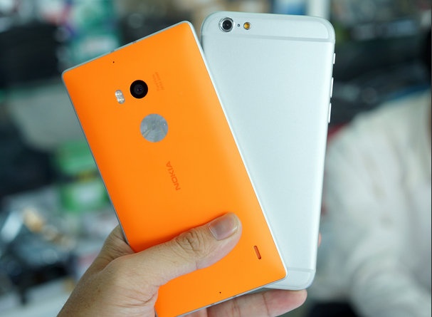 Mo hinh iPhone 6 do dang Lumia 930 hinh anh