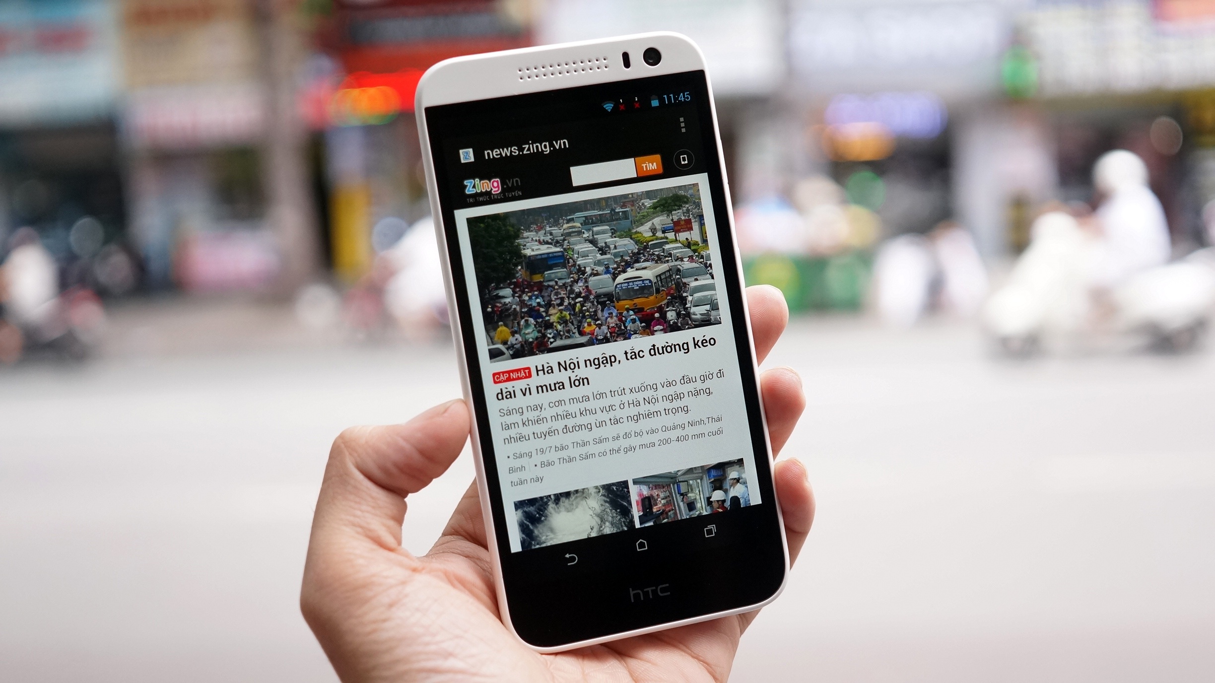 HTC Desire 616 hai SIM chinh hang len ke tai VN hinh anh