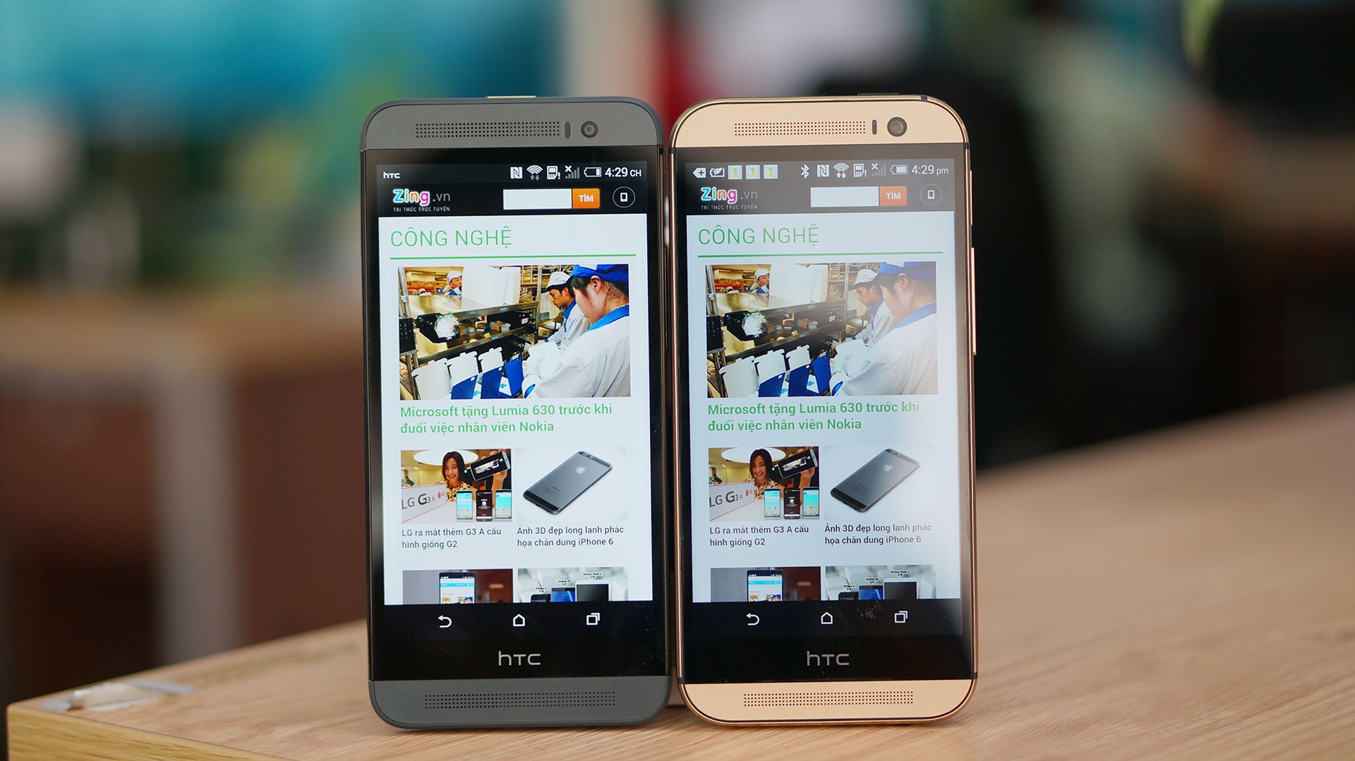 HTC One M8 vo kim loai do dang cung One E8 vo nhua hinh anh