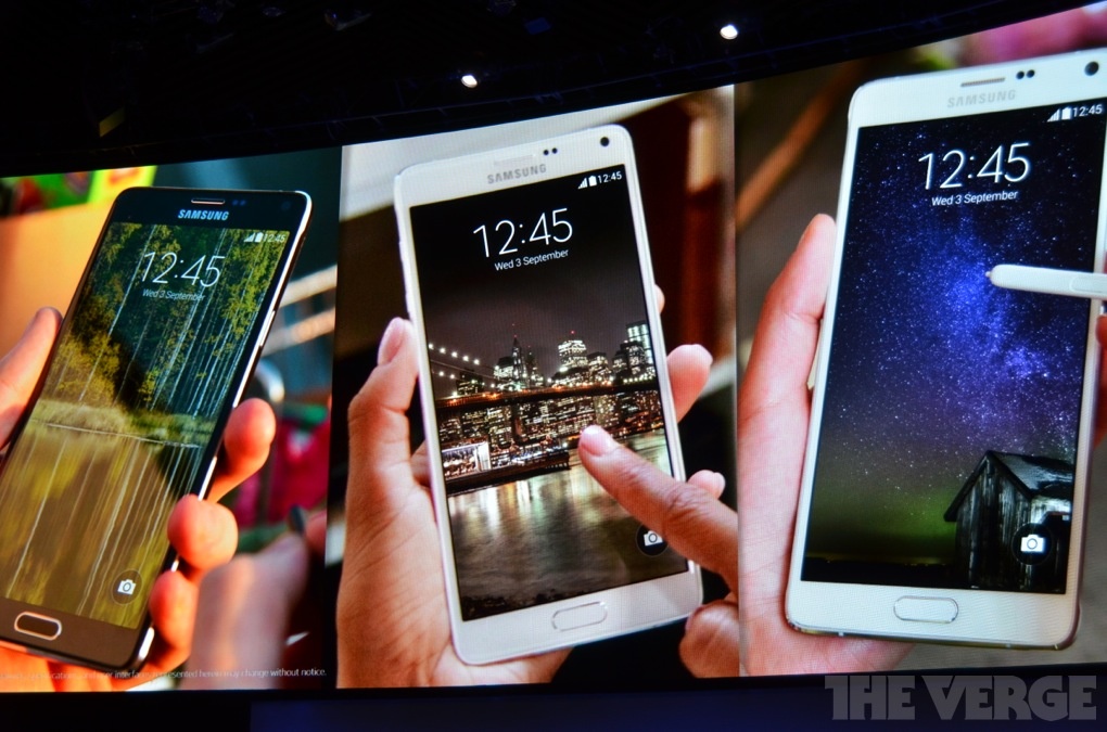 Samsung bat ngo ra mat Galaxy Note man hinh cong hinh anh