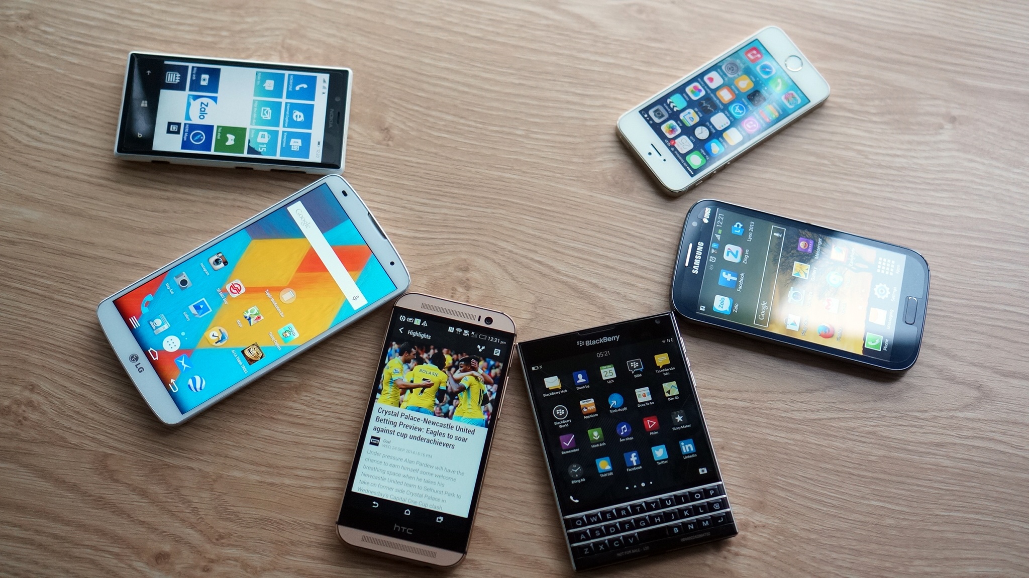 BlackBerry Passport so dang la voi cac smartphone thuong hinh anh