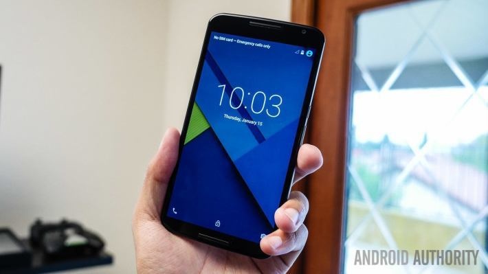 Mo hop Nexus 6 khung vien kim loai va chay Android Lollipop hinh anh